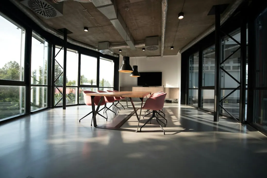 Light-filled shared office